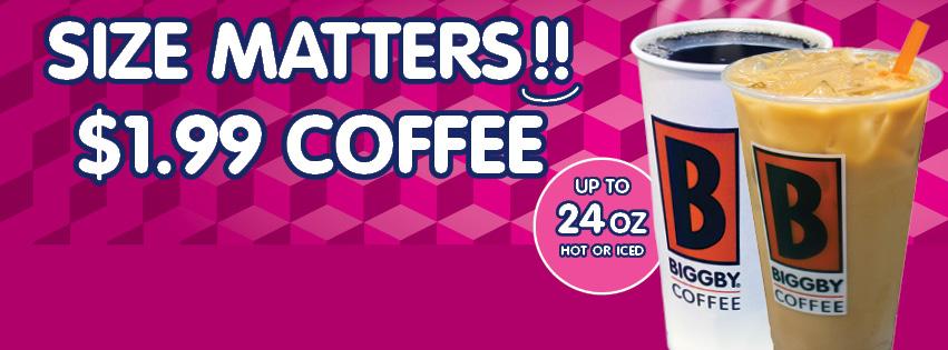 Yes please! RT <a href="/biggbybigrapids/">BiggbyBigRapids</a>: $1.99 brewed or iced coffee at Biggby - any size??? What are you waiting for?!