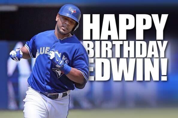 Sending happy birthday wishes to Edwin Encarnacion! Have a great one,  