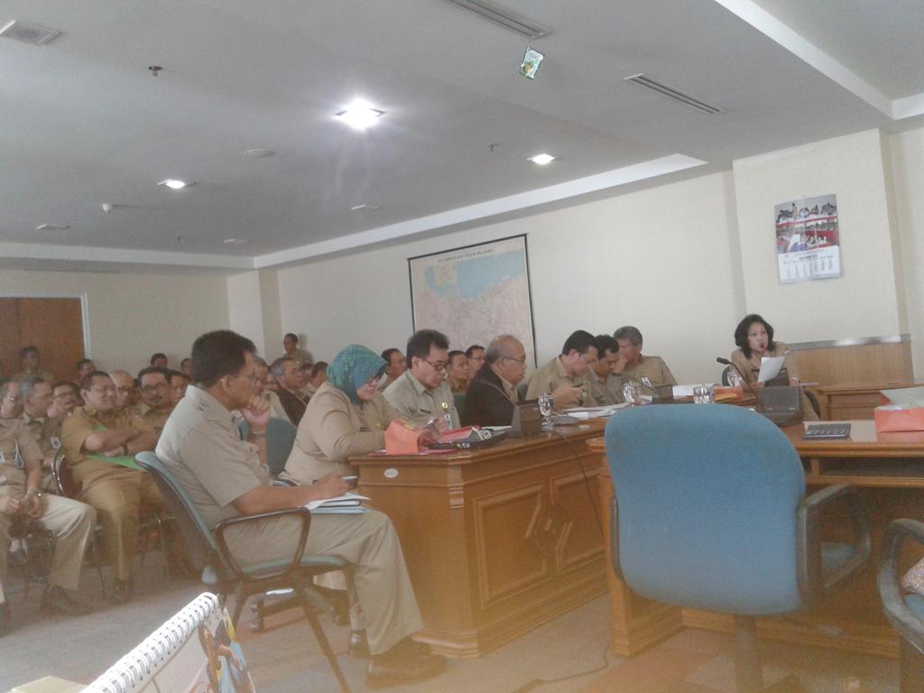 Pekenalan Anggota DPRD DKI JAKARTA komisi D bidang pembangunan dengan jajaran SKPD Pemda DKI Jakarta