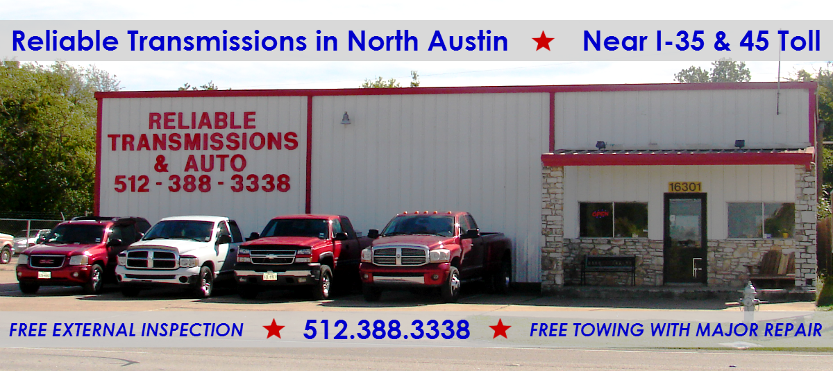 ReliableTransTX's tweet photo. Visit Reliable Transmissions in North Austin for all your transmission &amp; automotive needs! FREE external inspection! http://t.co/gUPEuAbE9Z