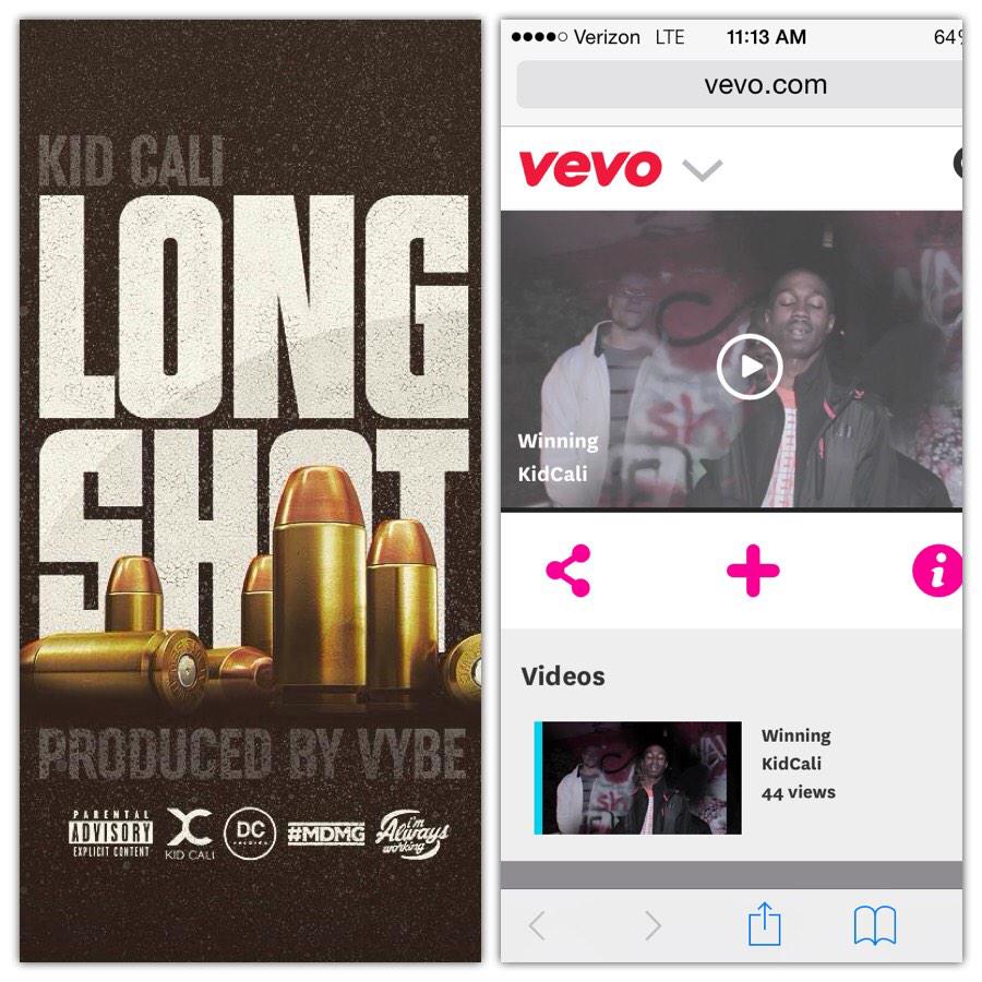 KidCaliMDMG's tweet image. #LongShot | AudioMack
audiomack.com/song/kidcali/l…

#WinningVideo | Vevo
vevo.com/watch/kidcali/…. 
#ImAlwaysWorking #NEW