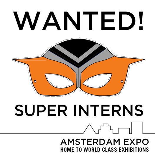 amsterdamexpo's tweet photo. GEZOCHT: Super stagiairs! M/V - fulltime. Please RT #vacature #marketing #online #socialmedia http://t.co/N4isXVO7X8 http://t.co/tYysWOoLwe