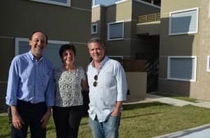 Junto a Enrique Lipatin Intendenta y Susana Hernandez
