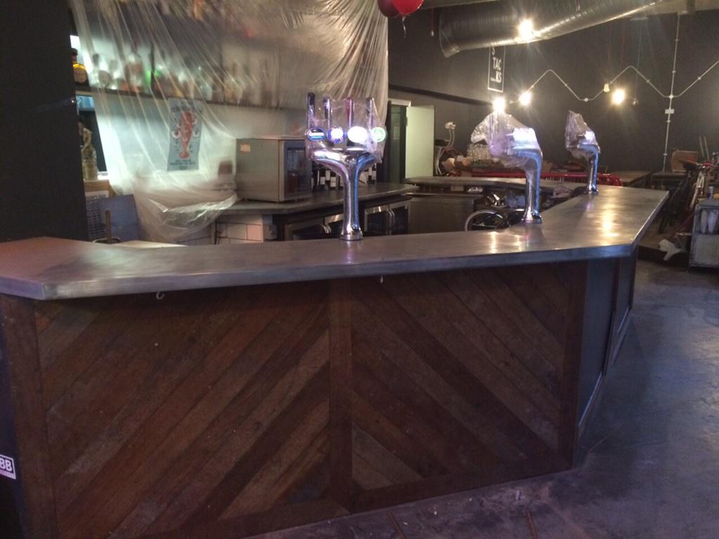 Thecopper Zincbarco On Twitter Antique Zinc Bartop And Back Bar