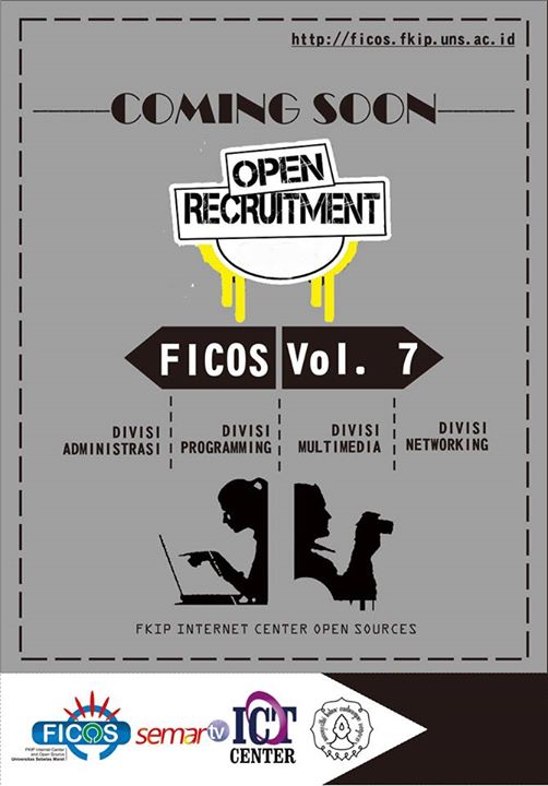 Kabar Gembira.... Open Recruitment FICOS v7, Coming Soon.... ficos.fkip.uns.ac.id/agenda/coming-…