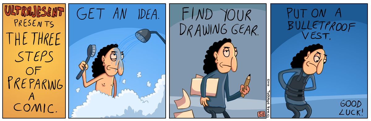 Sucks that this has to be the first comic I make in 2015...
#JeSuisCharlie