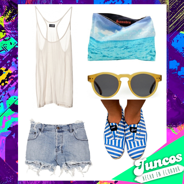 juncosec's tweet photo. Este outfit es perfecto para la temporada playera usando #juncos #shoes http://t.co/qndTUhSg2l