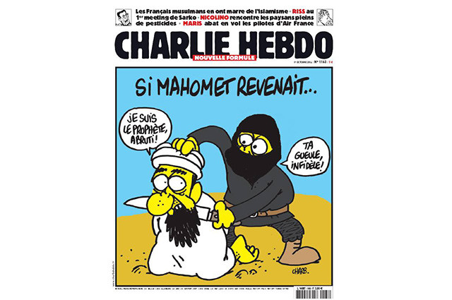 NegarMortazavi's tweet image. If Muhammad Returned...
- I'm the prophet, asshole!
- Shut up, infidel!
Charlie Hebdo 2014