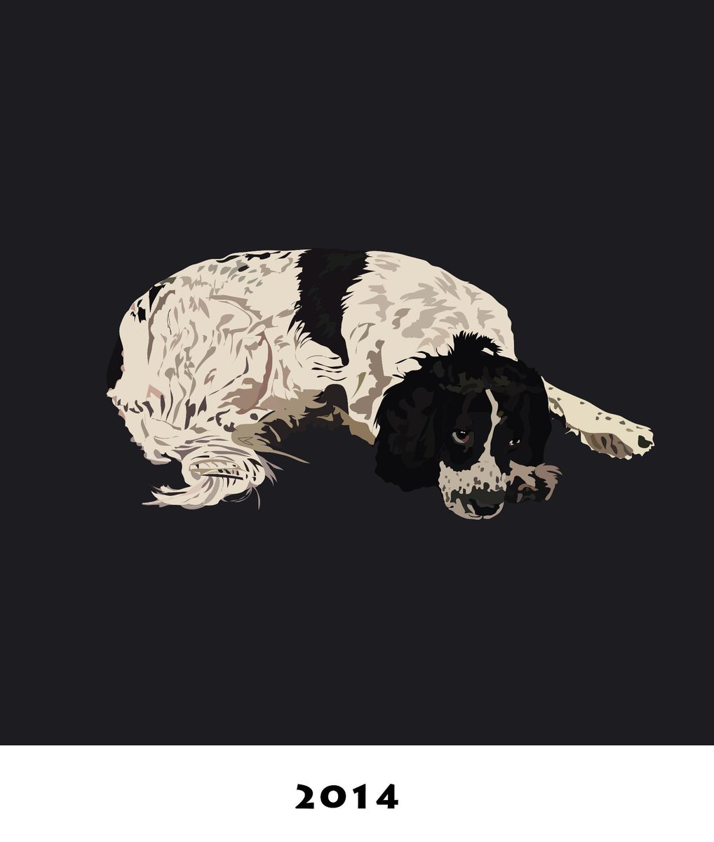 BritArtist's tweet image. Comparison of my drawings 2013 to 2014 #nowandthen ~ Looking forward to 2015! :)  #Labradoodle #CockerSpaniel #art