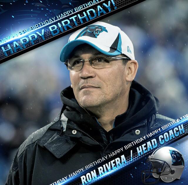 Happy birthday Ron Rivera 