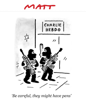 Matt’s cartoon on #CharlieHebdo massacre:  (via <a href="/DJack_Journo/">David Jack</a>) #ParisAttack