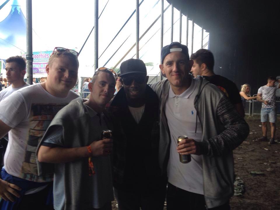 09mikemike's tweet image. Micah Richard at park life