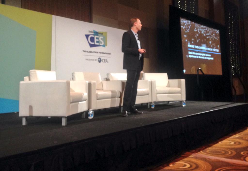 fishermp's tweet image. &quot;@JenP: Great CES conversation, on stage now @fishermp #datatainment http://t.co/tysKPC1OdC&quot; and @ColonelDebugger !!