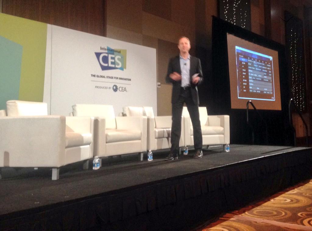 fishermp's tweet image. &quot;@JenP: Great CES conversation, on stage now @fishermp #datatainment http://t.co/tysKPC1OdC&quot; and @ColonelDebugger !!