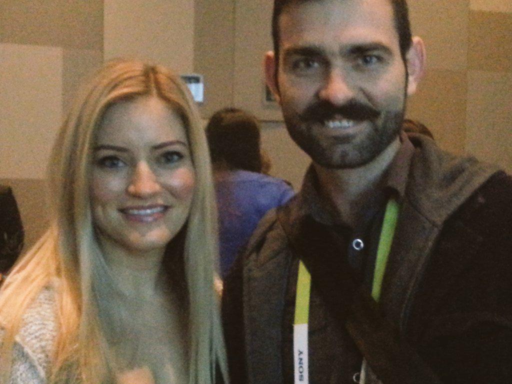 JeremyWight's tweet image. Check out who I met at #CES2015 Twitter #datatainment @ijustine !