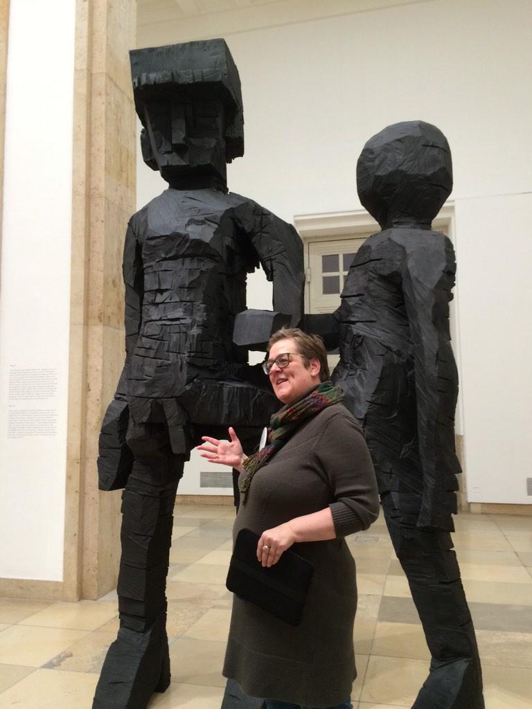 cogries's tweet photo. Um sich an der Seite von Baselitz zu behaupten braucht man Selbstbewußtsein #BaselitzLMU http://t.co/vExM8A3TdP