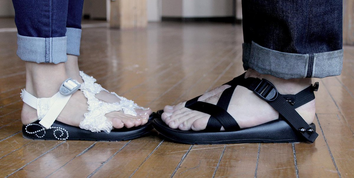 all white chacos