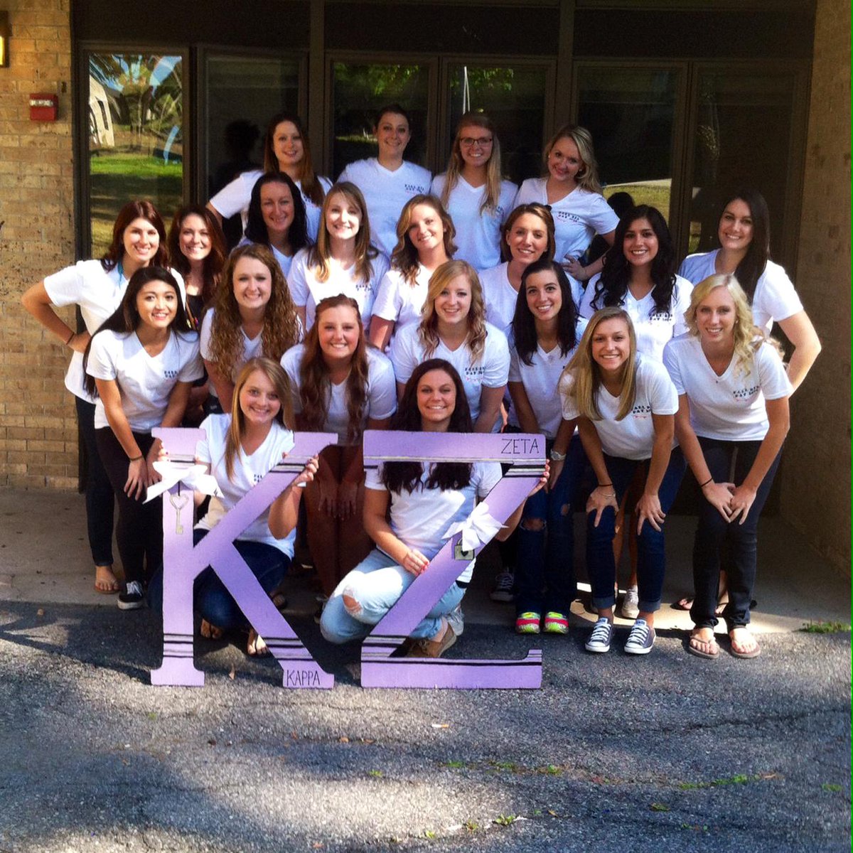 UPJ_Admissions's tweet photo. Follow the lades of Kappa Zeta, as they share their "Key to Sisterhood" here at the Johnstown Campus @KZ_UPJ #GoGreek http://t.co/V9yj70wTlV