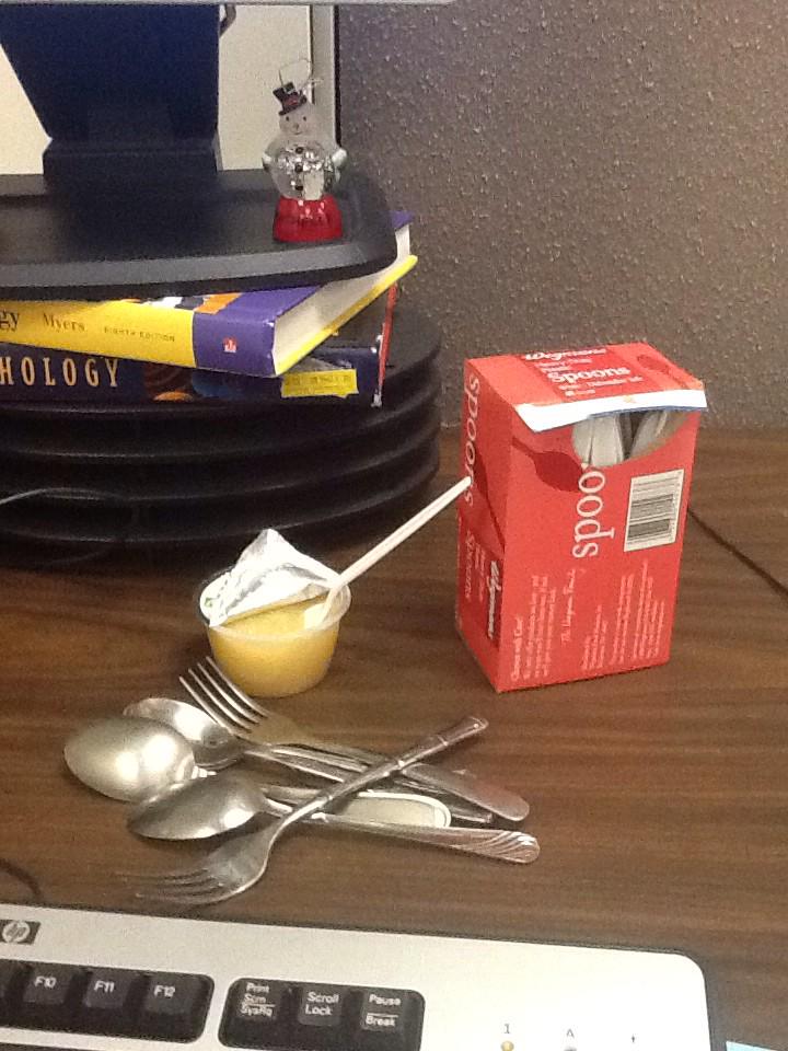 PriceDubaj's tweet photo. No need to chance it with gross dirty spoons anymore. Thanks @989thebuzz http://t.co/KiAVAV5zRH