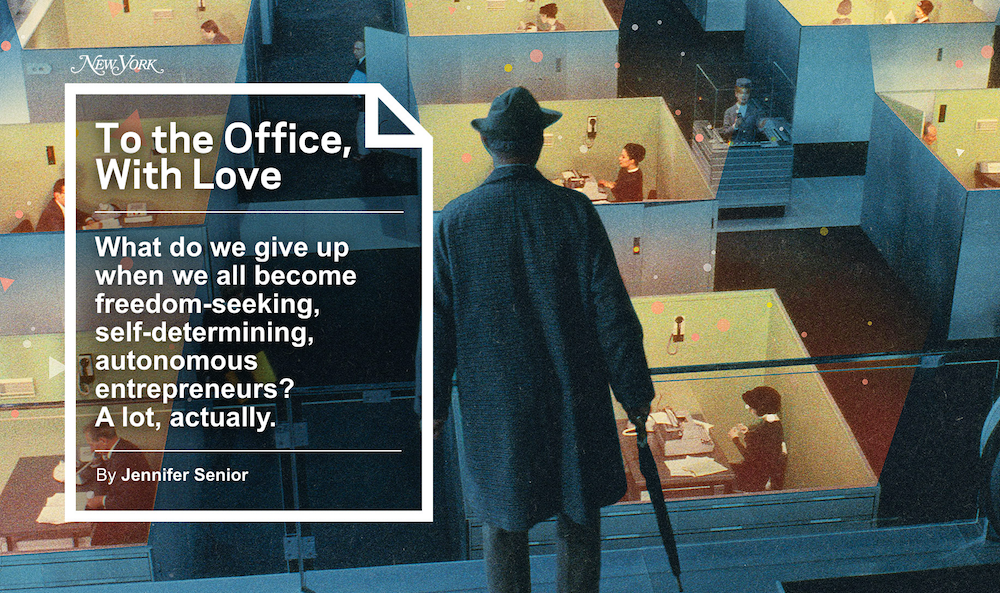 Longreads's tweet photo. What do we lose when the traditional office job disappears? http://t.co/NNkMud8YbH @JenSeniorNY @NYMag #longreads http://t.co/6xuqRnsMpH