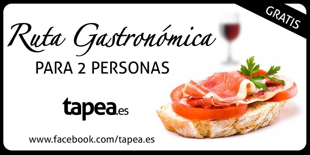 TAPEApuntoEs's tweet photo. Si este tweet supera los 100 RT sorteamos una RUTA GASTRONÓMICA #sorteo #RT http://t.co/KcfkdWXikE