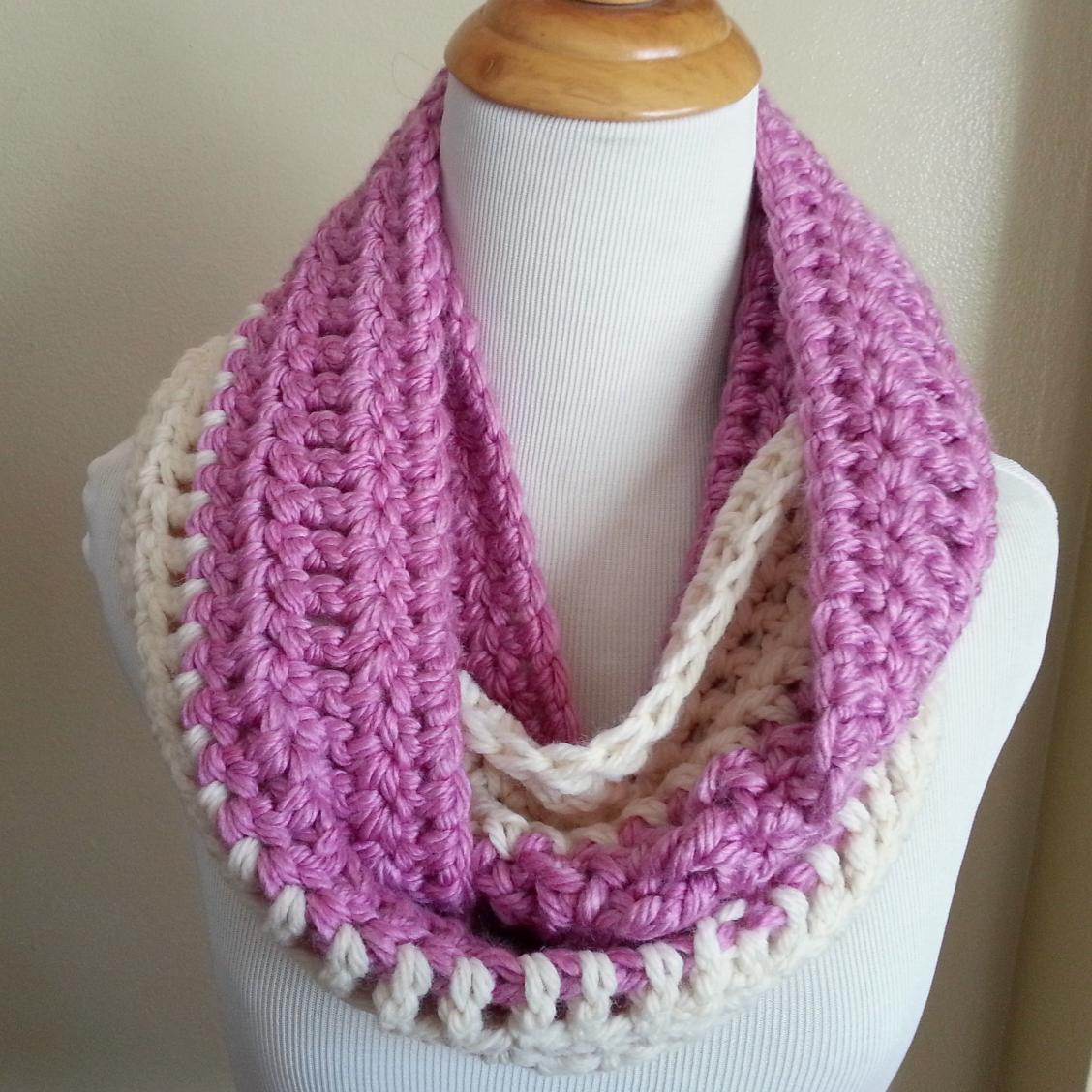 mayscrochet's tweet photo. Now available in my shop! http://t.co/qdLpfmhGCN #handmadehour #crochetinfinityscarf http://t.co/uzuUxtTuy5