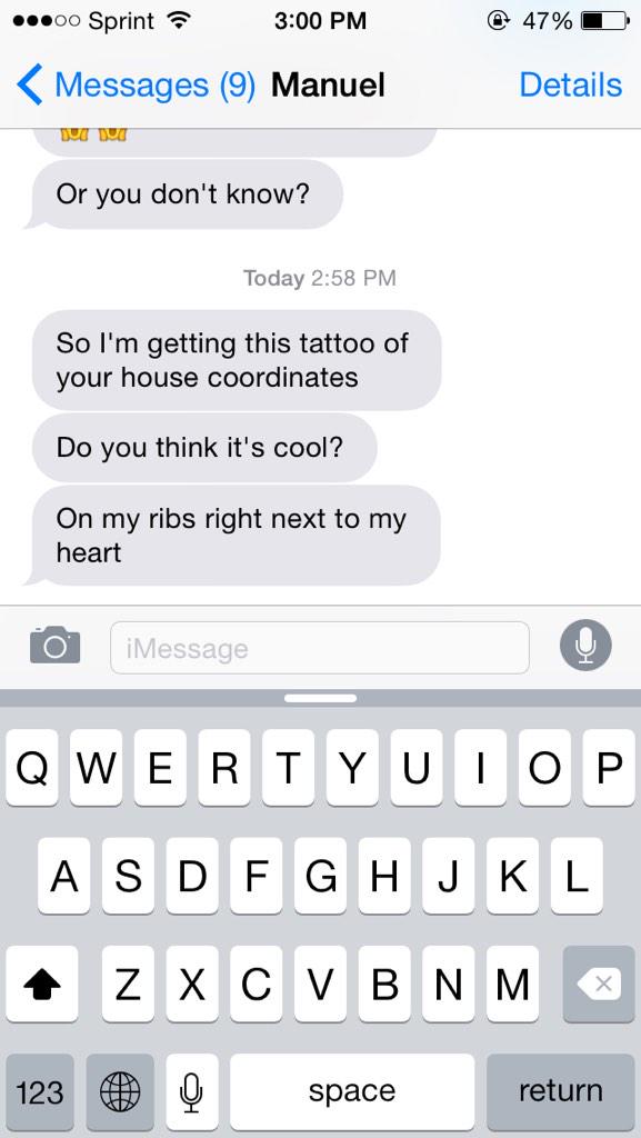 sborronibird's tweet photo. The only reason this text isn't alarming is cause it's from Manuel #hostbrother http://t.co/GWx5Ysdhma