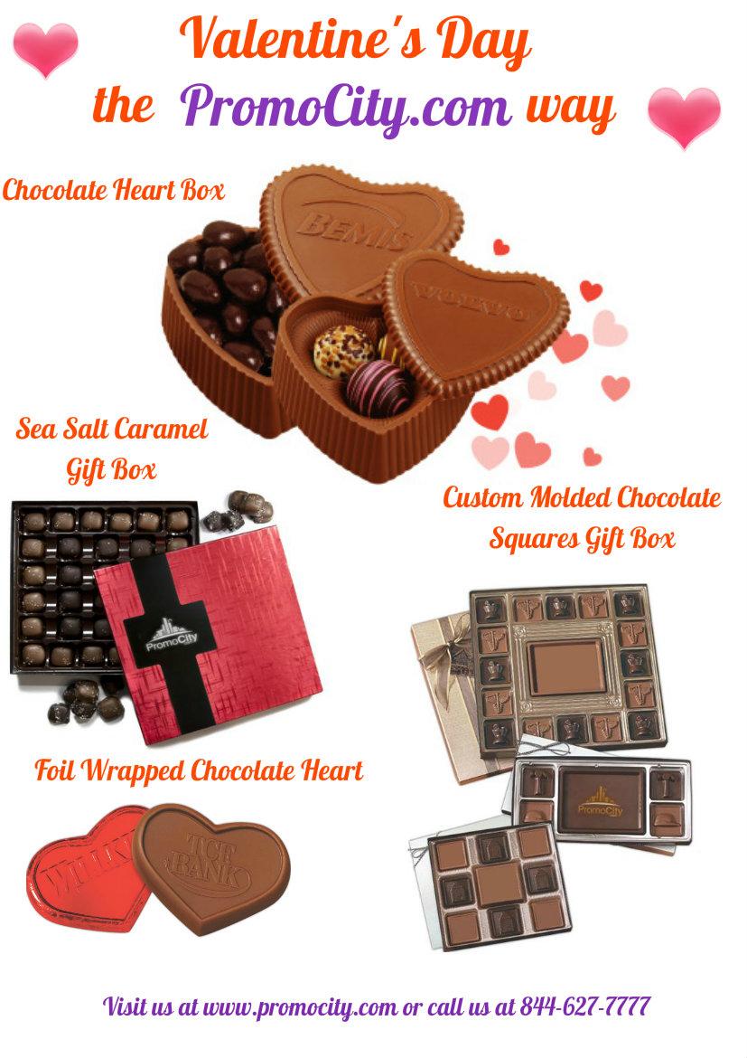 PromocityUS's tweet image. No better way to impress your clients &amp;amp; loved ones this #ValentinesDay than w/ personalized #chocolate!  #vday #gifts