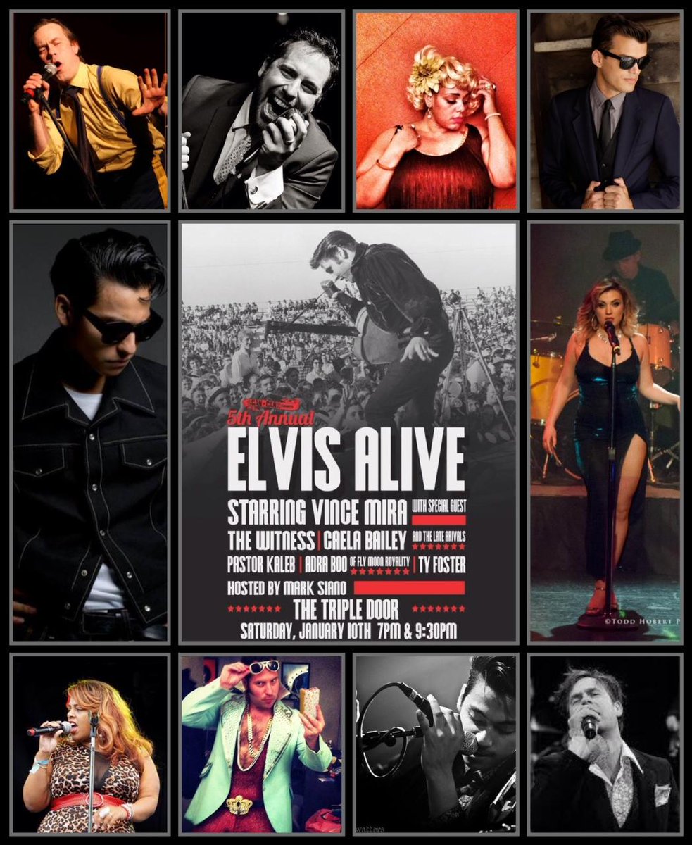 Our Friends at <a href="/TheTripleDoor/">The Triple Door</a> this SAT <a href="/Vince_Mira/">Vince Mira</a> <a href="/AdraBoo/">Somebody’s Mama & Gramama</a> <a href="/misscaela/">Caela Bailey</a> <a href="/marxiano/">Mark Siano</a> &amp; More <a href="/ElvisPresley/">Elvis Presley</a> #ElvisPresley