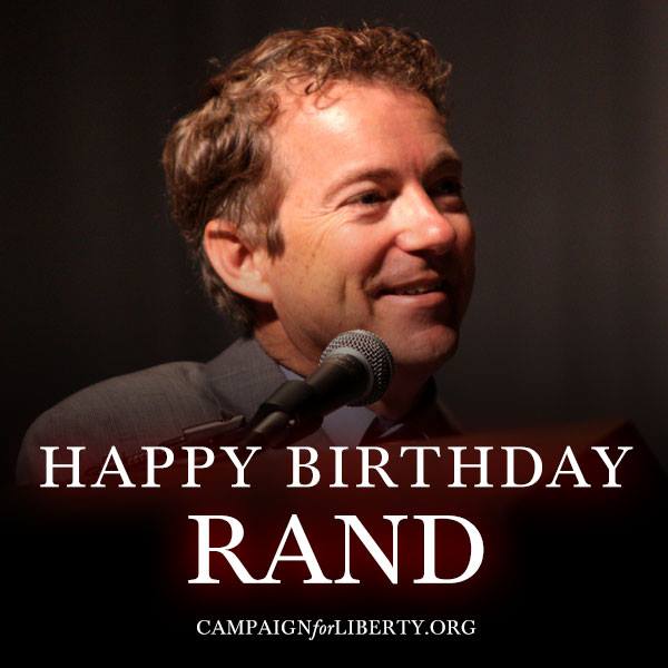 Happy Birthday Rand Paul! 