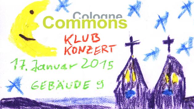 Wir würden gerne einige von Euch (wieder)sehen - beim CC Klub Konzert im <a href="/Gebaeude9/">Gebäude 9</a>, 17.1. colognecommons.de