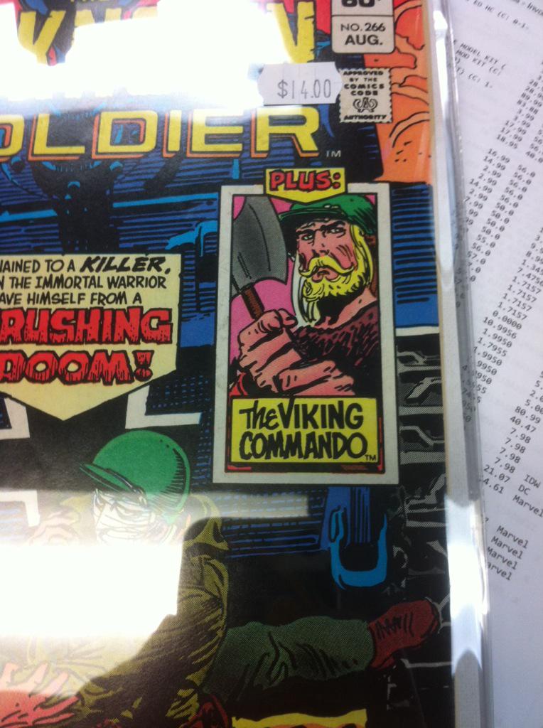 MrBee1969's tweet photo. Ok I've found the next DC Comics movie hero... #vikingcommando #movie #DCComics http://t.co/T10IC3hN4d
