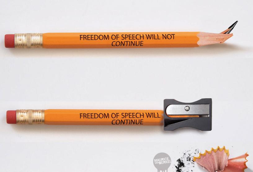 Mvan_berkel's tweet photo. #CharlieHebdo #FreedomOfSpeech http://t.co/rNXIuJQoe9