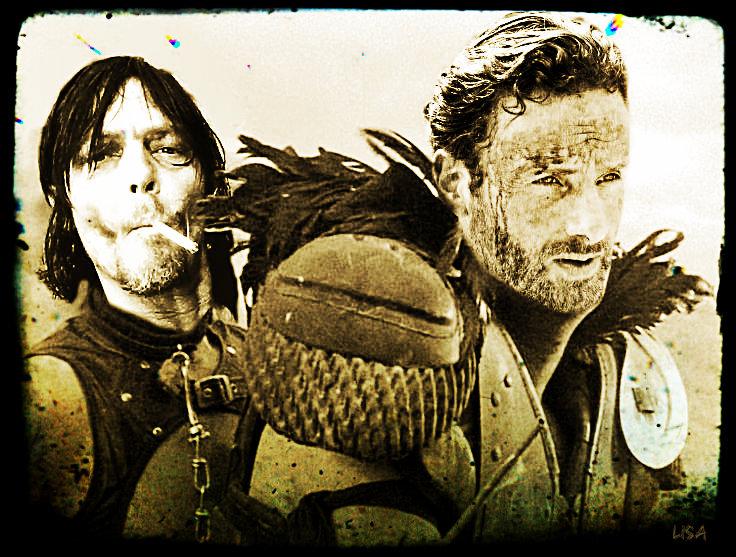 A day late.. Happy Birthday Norman Reedus (couldn\t leave Andy out) 