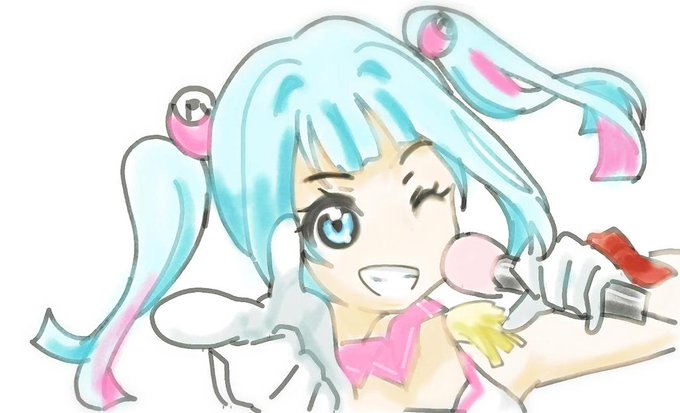まえじー支配人さんがTwitterに投稿した七咲ニコル(ゾンビランドサガ)のイラスト。