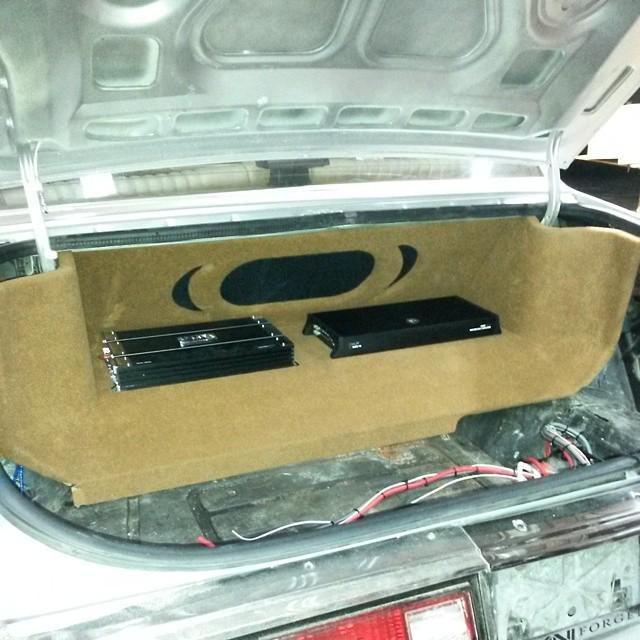 Custom Car Audio Amp Racks