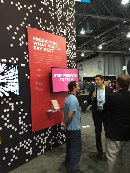 WIAgLeader's tweet image. Predicting what I&apos;ll say next? My wife often does that for me. #CES2015 #notechneeded