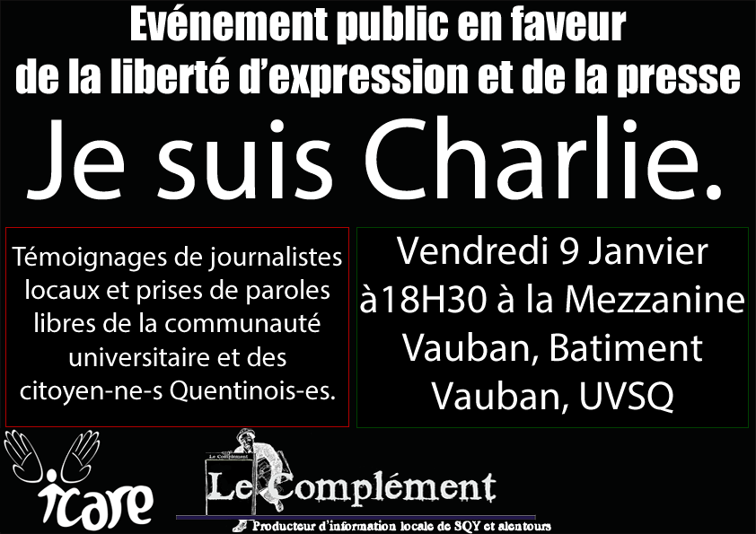 Journalistes locaux,communauté universitaire et citoyens venez prendre la parole pour la lib d'expression à <a href="/uvsq/">UVSQ</a> !