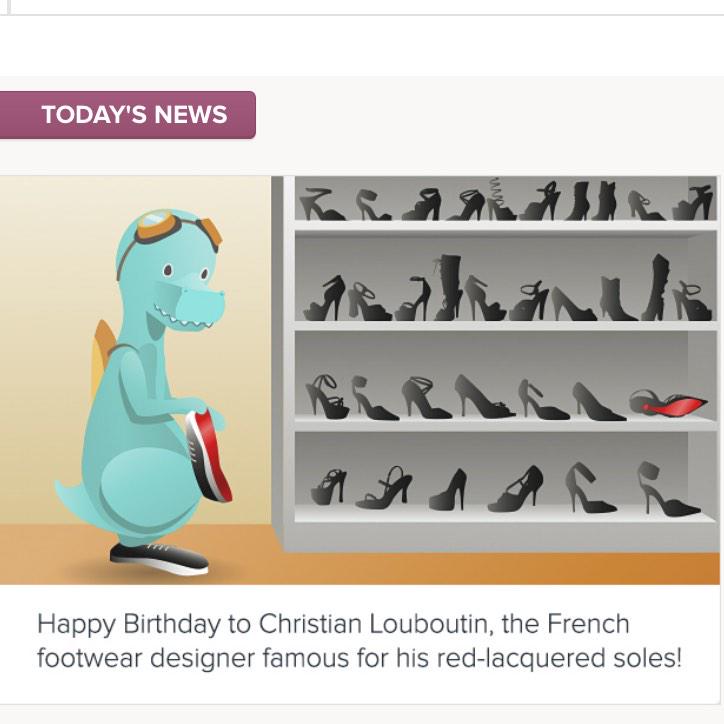 Happy Birthday to my favorite shoe designer, Christian Louboutin. 