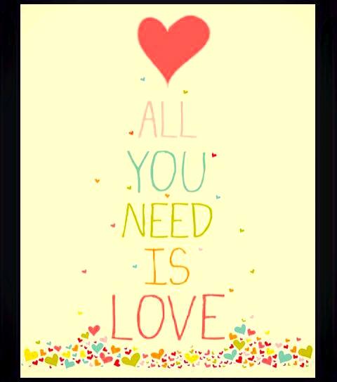 All you need is love. Followers love. All you need is love. My friends. How i love them all.
