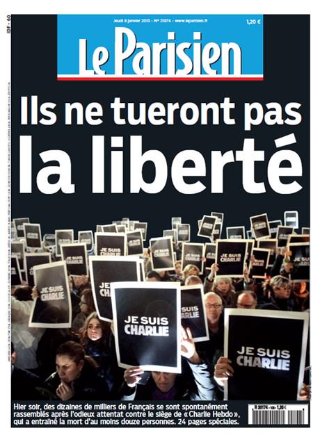 RTLFrance's tweet photo. La Une des quotidiens de ce jeudi 8 janvier 2015 #JeSuisCharlie http://t.co/tkE91sKnRT http://t.co/e8YyfOqmaY