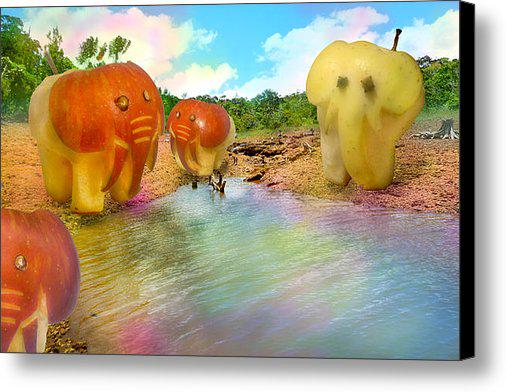 AlModeArt's tweet photo. New artwork for sale! - "Applephants" - http://t.co/vFBhnEiEPD @pixelswebsite http://t.co/V07mU3gT5I