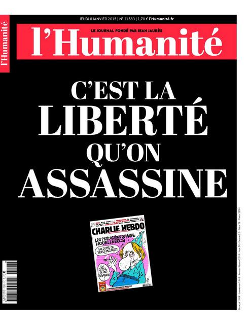 afpfr's tweet photo. #CharlieHebdo 4 unes de quotidiens nationaux #JeSuisCharlie #AFP http://t.co/dF4LXNftQe