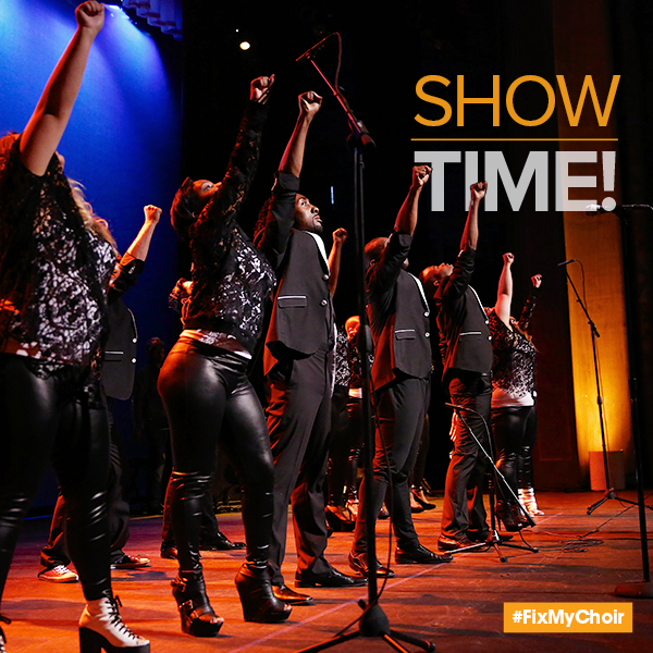 oxygen's tweet photo. Here we go! #FixMyChoir with @RealMichelleW &amp; @DeitrickHaddon is on NOW! http://t.co/qPtV79TYuX