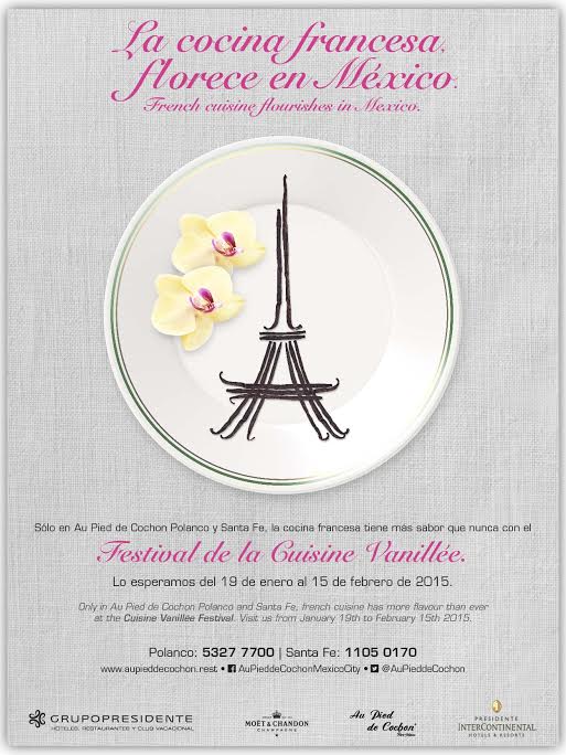 MarcoBeteta's tweet photo. #MBbePresent Festival de la Cuisine Vanillée en Au Pied de Cochon, del 19 de enero al 15 de febrero. http://t.co/7BRwO8a8qp