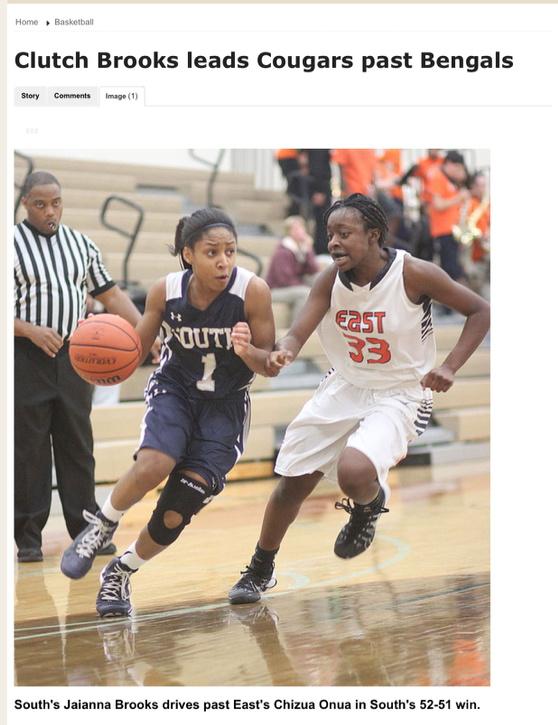 Clutch Brooks has ice in her veins when she hits 12ft. Pull-up jumper in the paint with 2 sec remaining.
