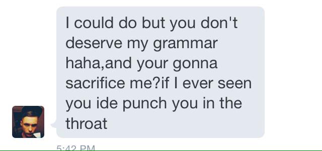 lamesyd's tweet photo. Can you guys do me a favor and block + report this user (@van_conor)? He's been sending horrid messages to girls http://t.co/EYtyqr2kRH