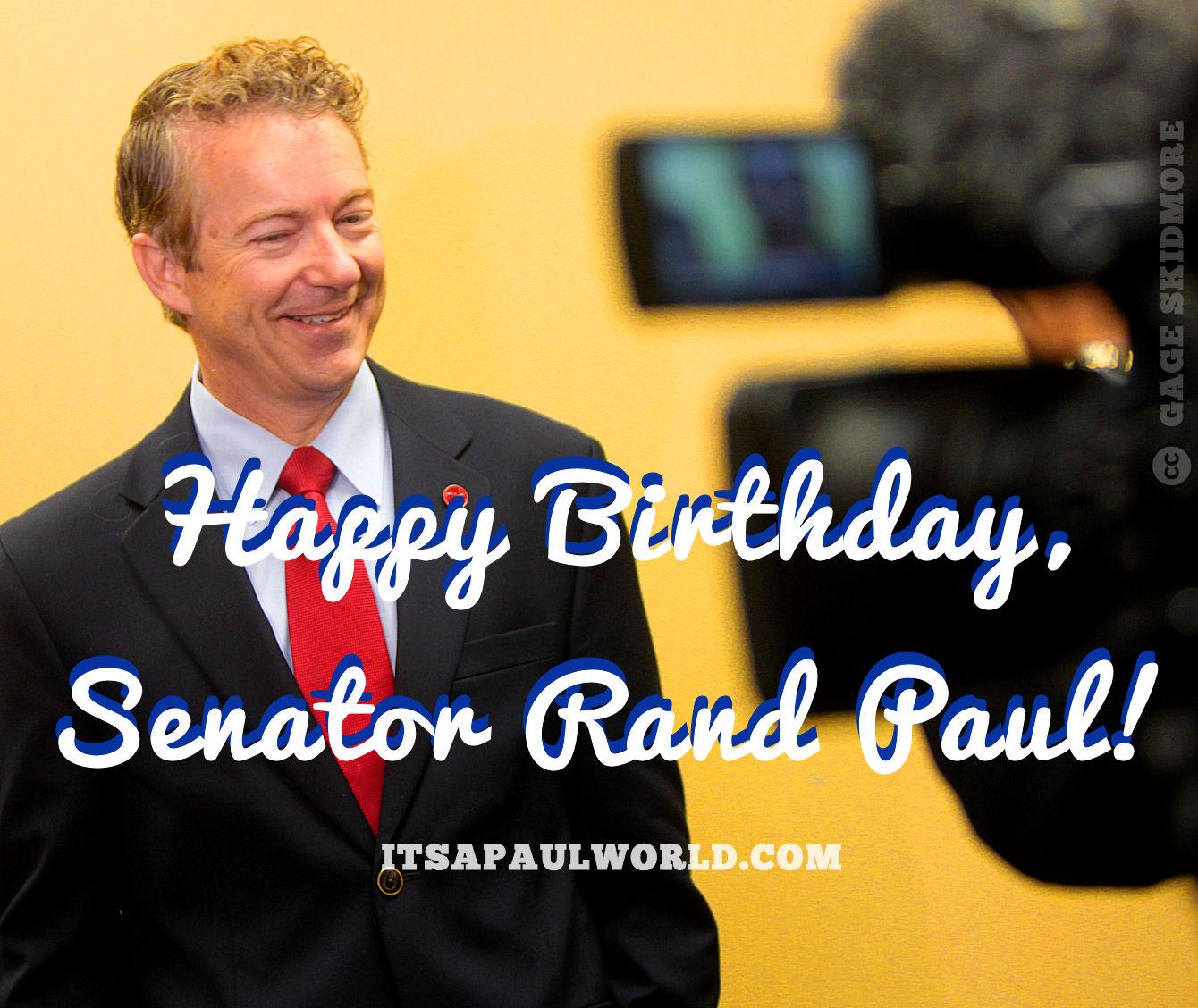 Happy Birthday Sen. Rand Paul! 