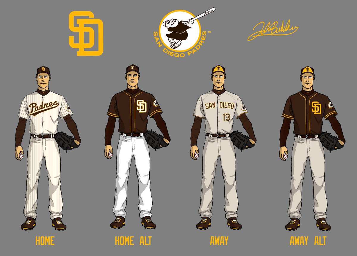 Padres fan unveils the best uniforms in baseball