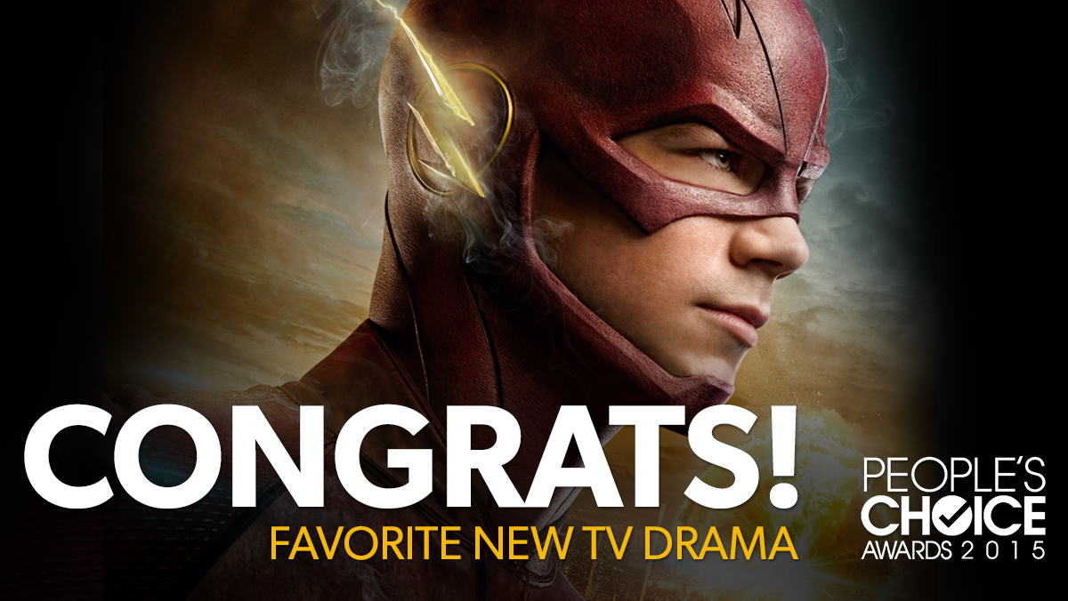 CW_TheFlash's tweet photo. Congratulations to #TheFlash on their 2015 #PeoplesChoice Award!

Thank you Speedsters for your continued support! http://t.co/79JT17Jfl0